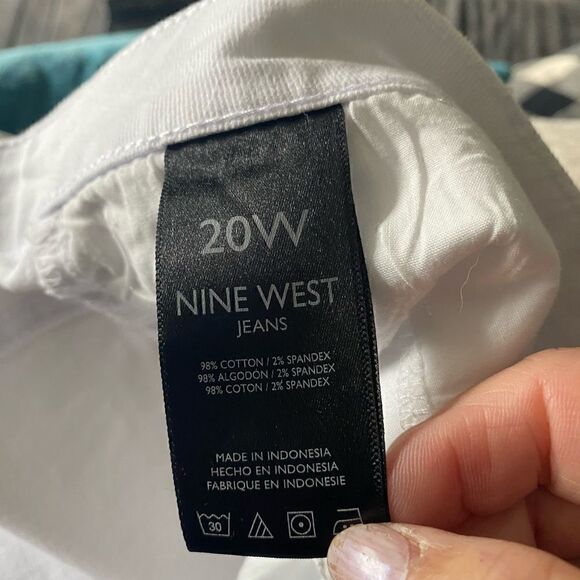 Nine West White Straight leg Size 20W denim jeans - Picture 9 of 9